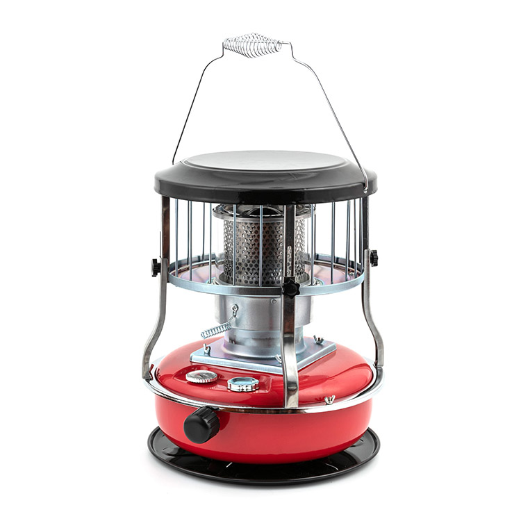 Rød Drivstofftank Glass Skorstein Parafinovn